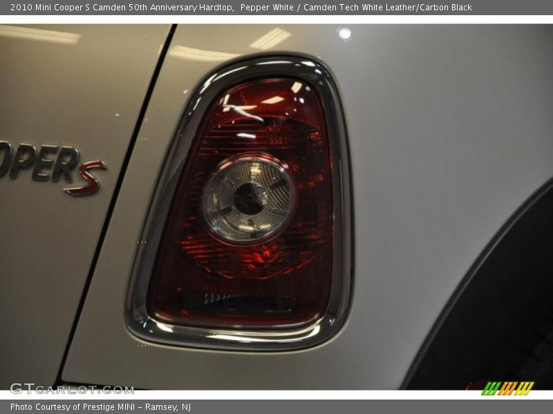 Pepper White / Camden Tech White Leather/Carbon Black 2010 Mini Cooper S Camden 50th Anniversary Hardtop