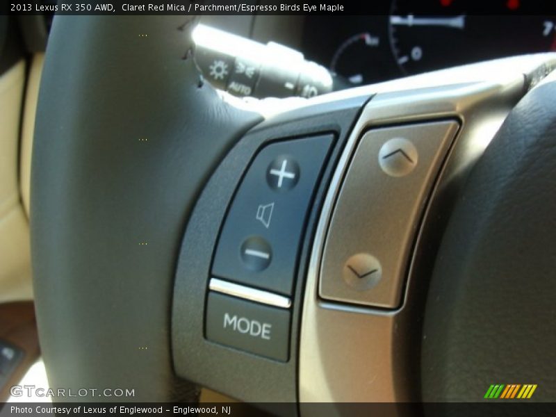 Claret Red Mica / Parchment/Espresso Birds Eye Maple 2013 Lexus RX 350 AWD