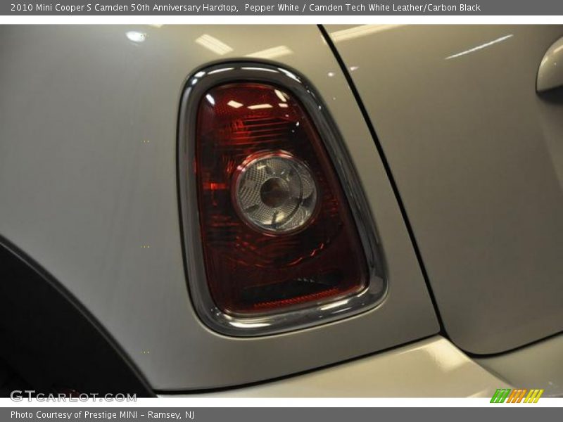 Pepper White / Camden Tech White Leather/Carbon Black 2010 Mini Cooper S Camden 50th Anniversary Hardtop