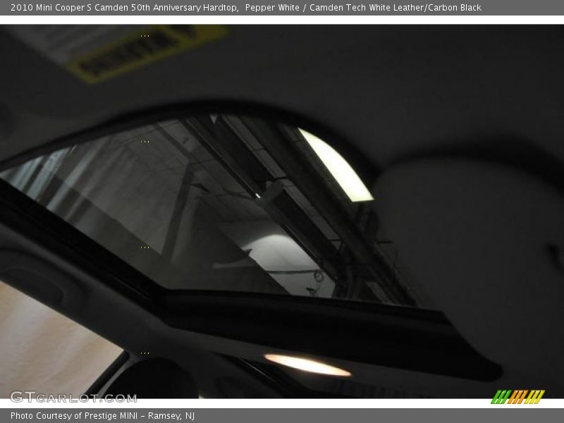Pepper White / Camden Tech White Leather/Carbon Black 2010 Mini Cooper S Camden 50th Anniversary Hardtop