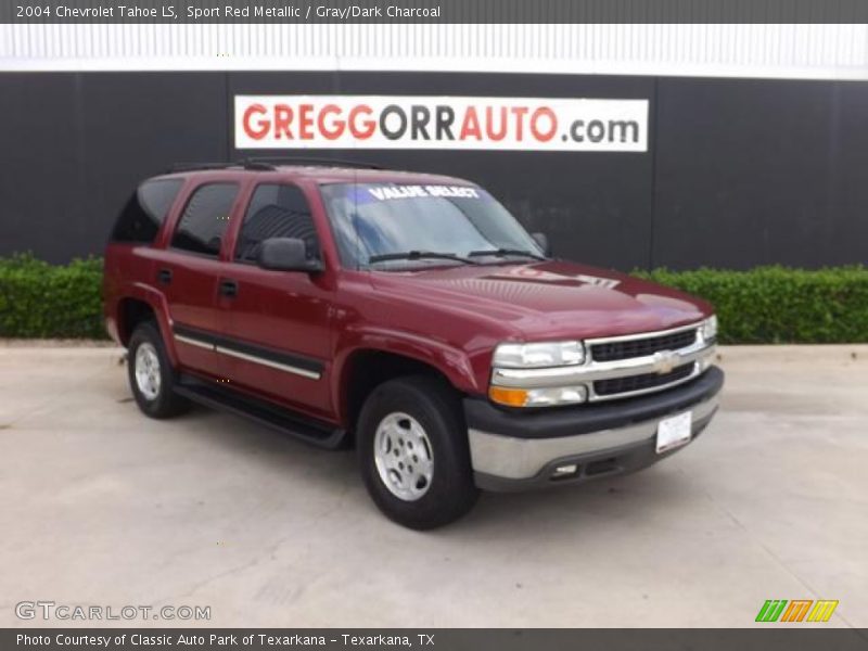 Sport Red Metallic / Gray/Dark Charcoal 2004 Chevrolet Tahoe LS
