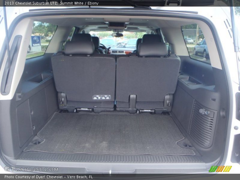 Summit White / Ebony 2013 Chevrolet Suburban LTZ