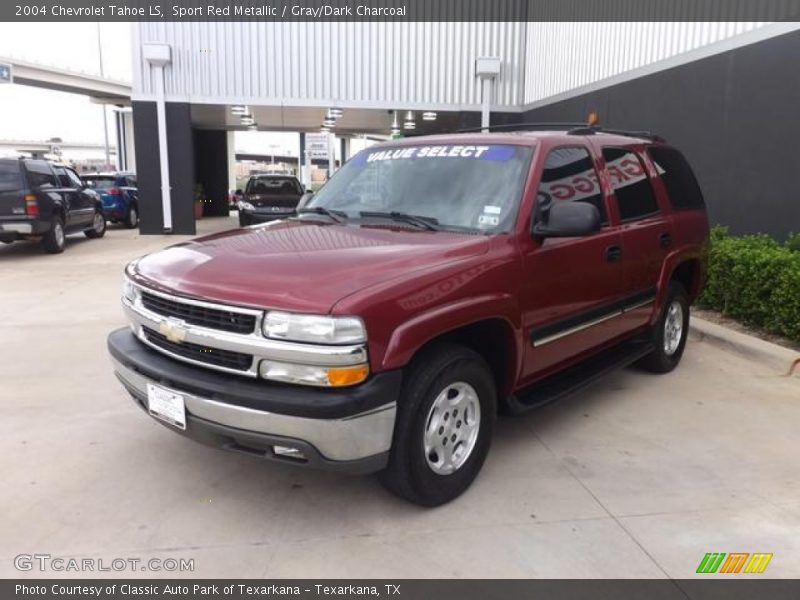 Sport Red Metallic / Gray/Dark Charcoal 2004 Chevrolet Tahoe LS