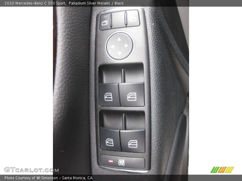Palladium Silver Metallic / Black 2010 Mercedes-Benz C 350 Sport