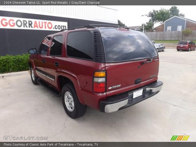 Sport Red Metallic / Gray/Dark Charcoal 2004 Chevrolet Tahoe LS