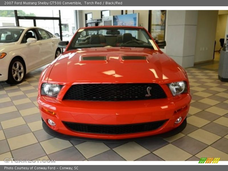 Torch Red / Black/Red 2007 Ford Mustang Shelby GT500 Convertible