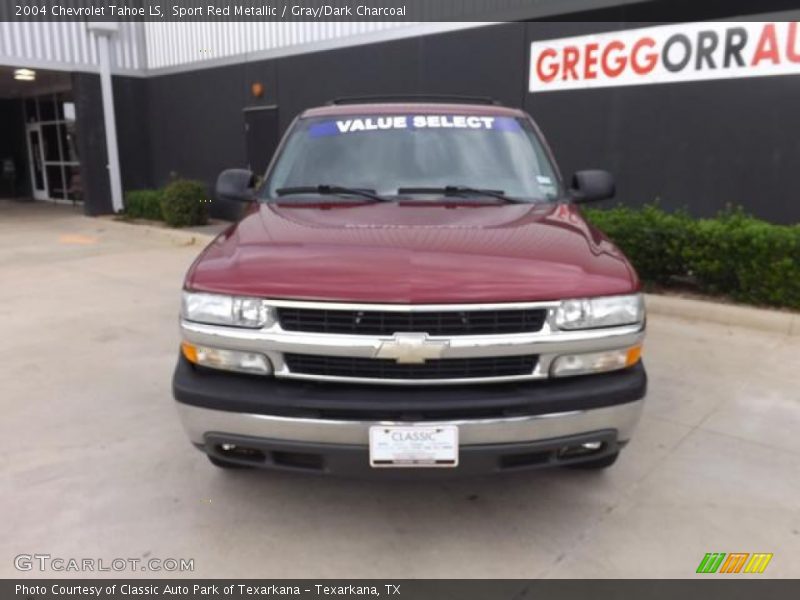 Sport Red Metallic / Gray/Dark Charcoal 2004 Chevrolet Tahoe LS