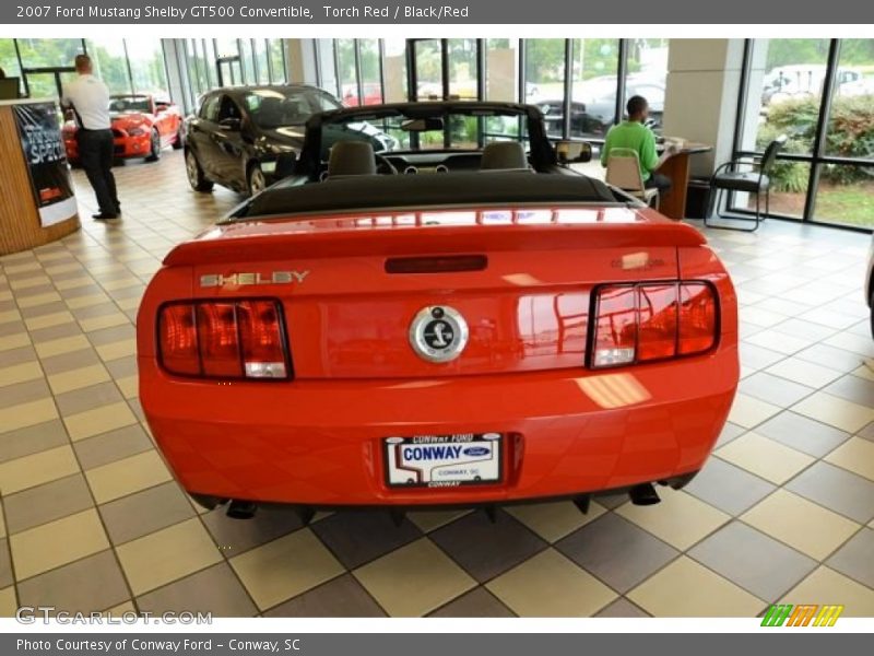 Torch Red / Black/Red 2007 Ford Mustang Shelby GT500 Convertible