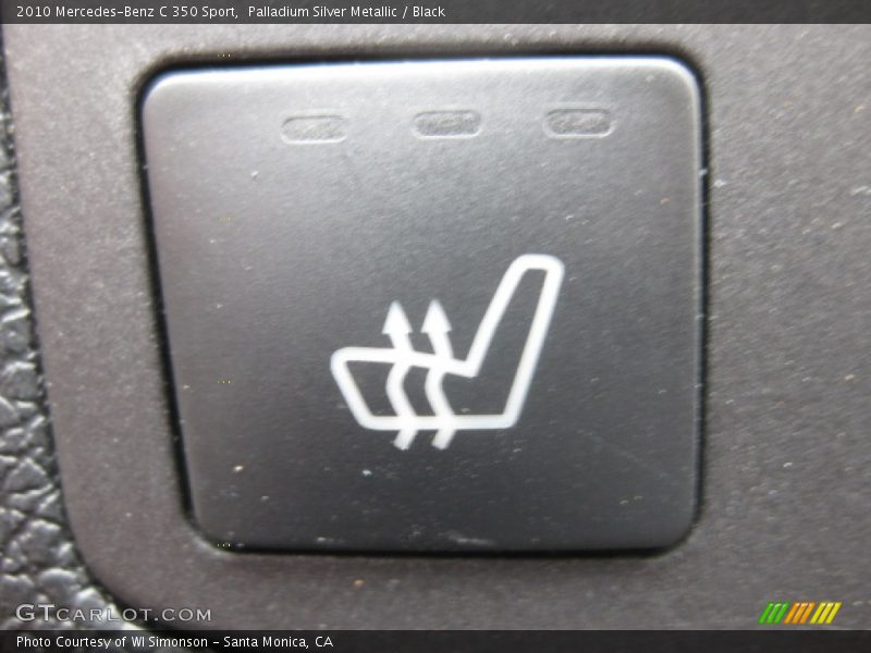 Palladium Silver Metallic / Black 2010 Mercedes-Benz C 350 Sport