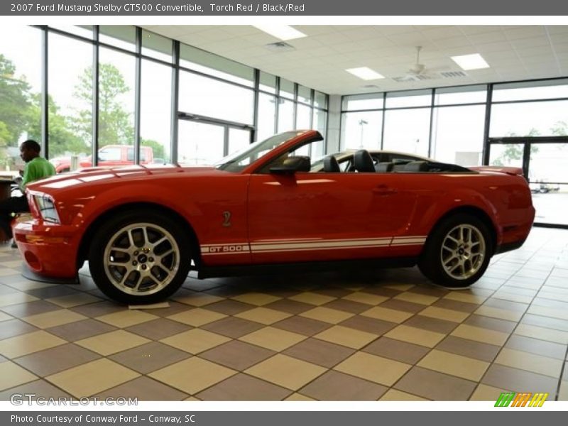 Torch Red / Black/Red 2007 Ford Mustang Shelby GT500 Convertible