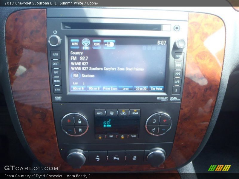 Summit White / Ebony 2013 Chevrolet Suburban LTZ