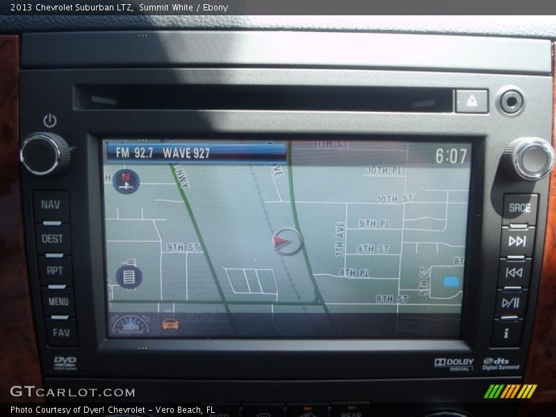 Summit White / Ebony 2013 Chevrolet Suburban LTZ