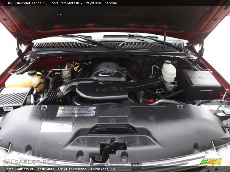 Sport Red Metallic / Gray/Dark Charcoal 2004 Chevrolet Tahoe LS