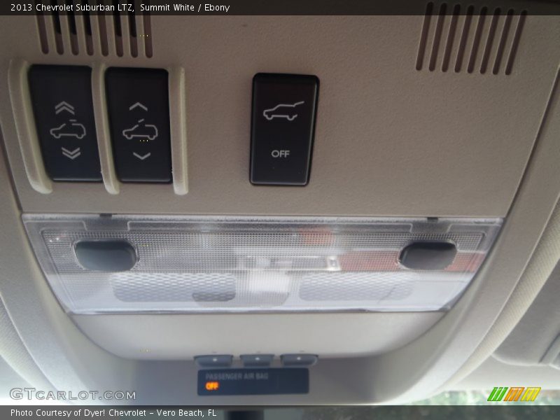 Summit White / Ebony 2013 Chevrolet Suburban LTZ