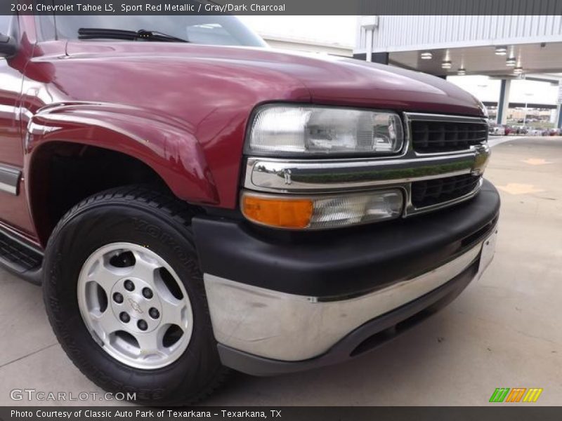 Sport Red Metallic / Gray/Dark Charcoal 2004 Chevrolet Tahoe LS