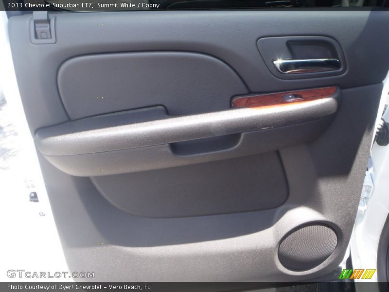 Summit White / Ebony 2013 Chevrolet Suburban LTZ