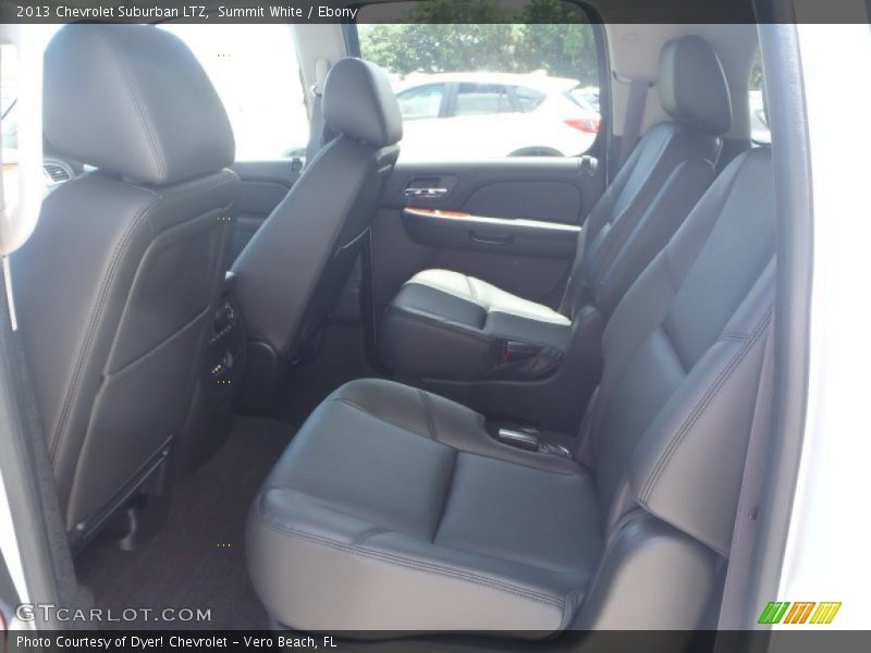 Summit White / Ebony 2013 Chevrolet Suburban LTZ