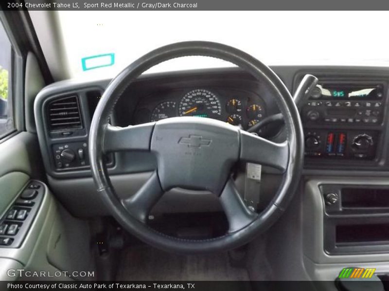 Sport Red Metallic / Gray/Dark Charcoal 2004 Chevrolet Tahoe LS