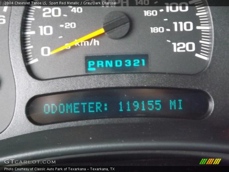 Sport Red Metallic / Gray/Dark Charcoal 2004 Chevrolet Tahoe LS
