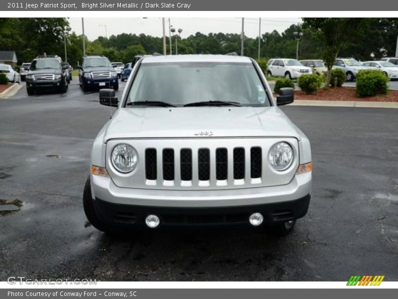 Bright Silver Metallic / Dark Slate Gray 2011 Jeep Patriot Sport