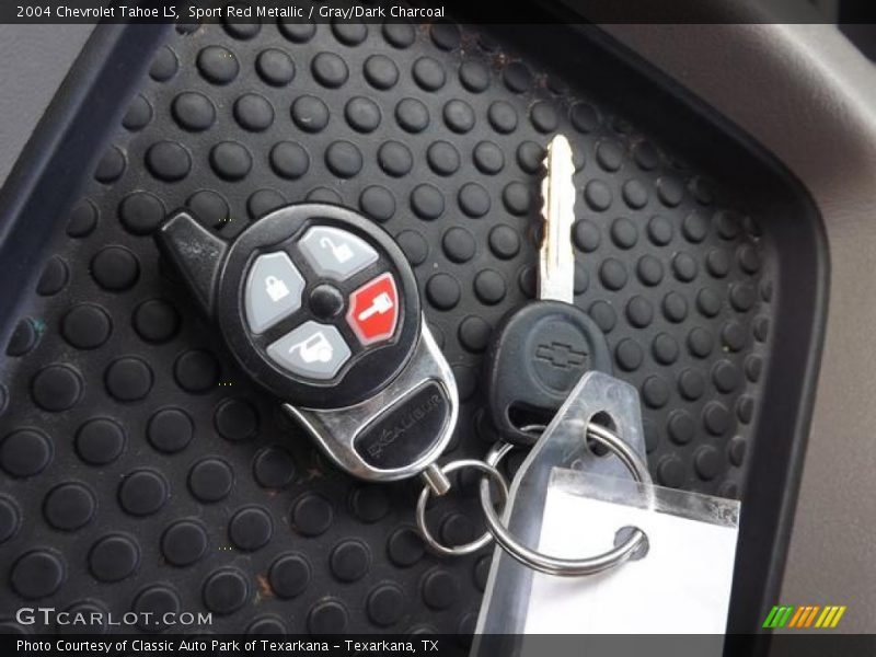 Sport Red Metallic / Gray/Dark Charcoal 2004 Chevrolet Tahoe LS