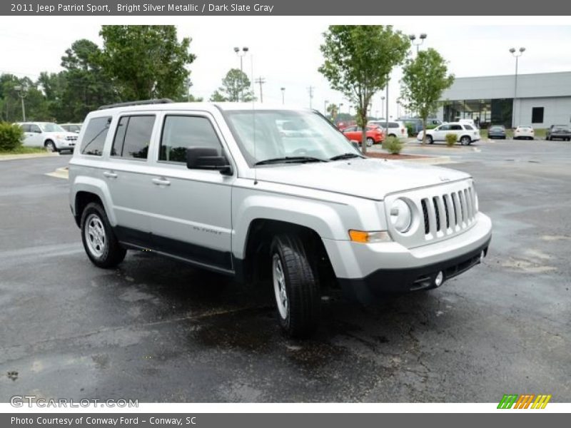 Bright Silver Metallic / Dark Slate Gray 2011 Jeep Patriot Sport