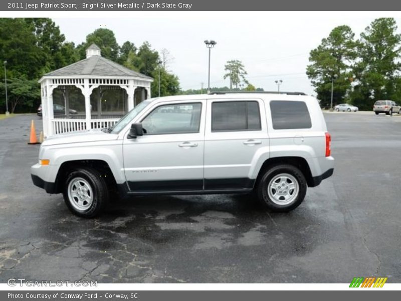 Bright Silver Metallic / Dark Slate Gray 2011 Jeep Patriot Sport