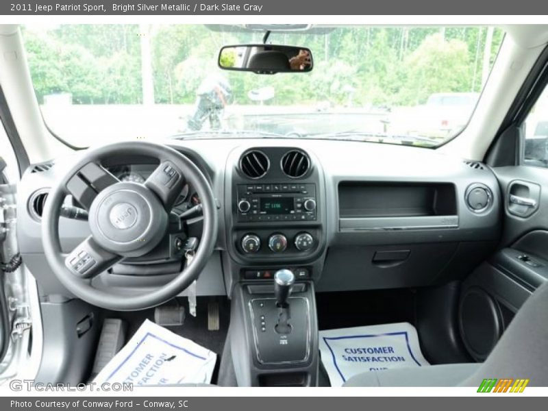 Bright Silver Metallic / Dark Slate Gray 2011 Jeep Patriot Sport