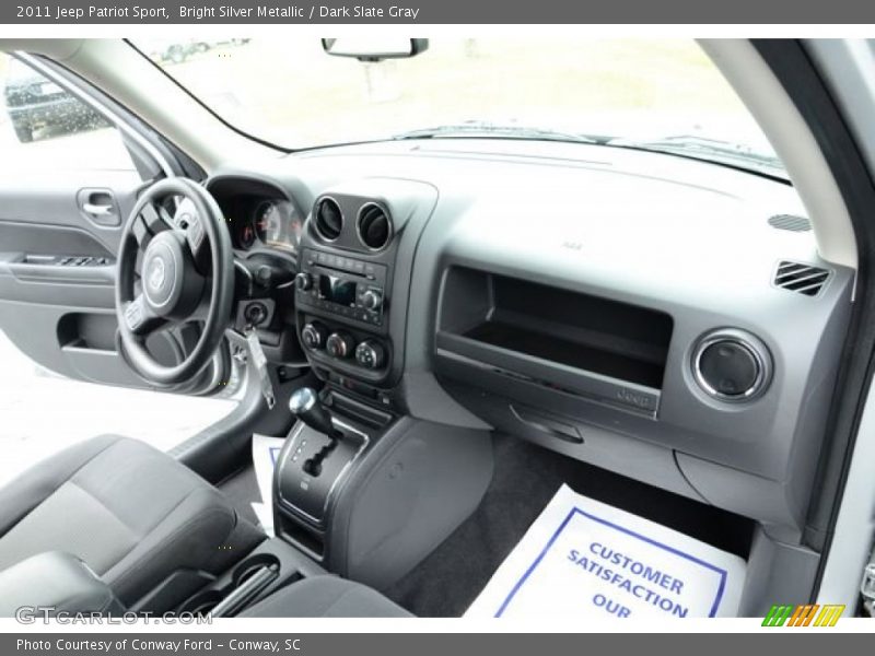 Bright Silver Metallic / Dark Slate Gray 2011 Jeep Patriot Sport