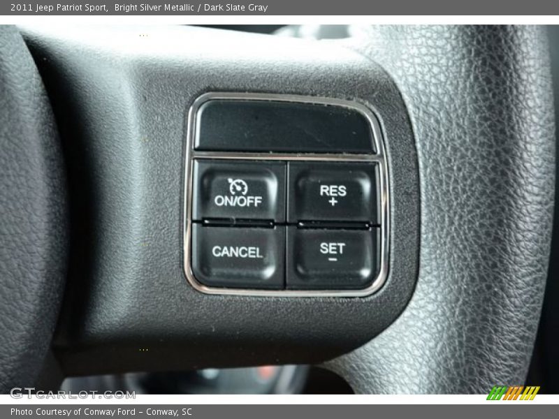 Bright Silver Metallic / Dark Slate Gray 2011 Jeep Patriot Sport