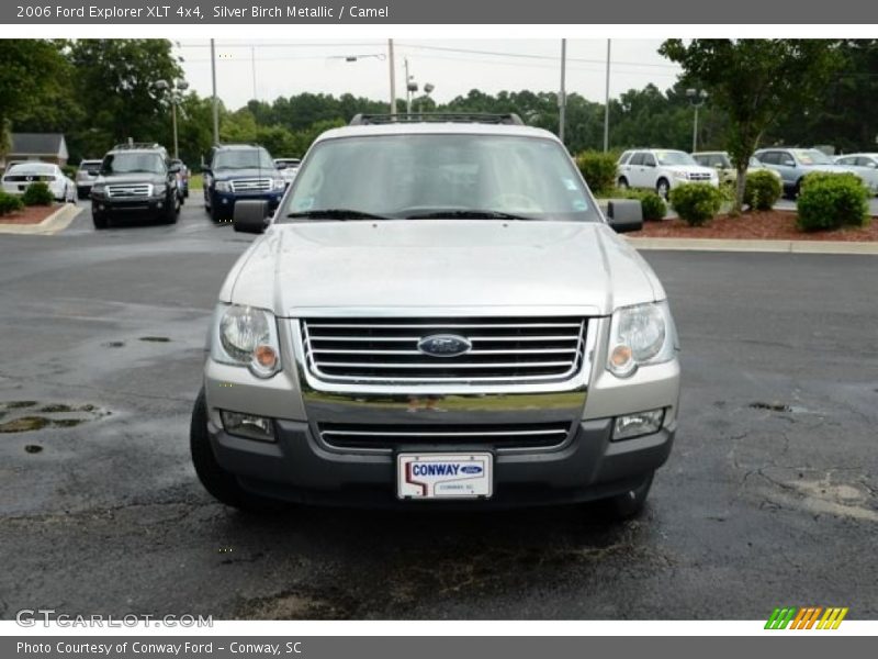 Silver Birch Metallic / Camel 2006 Ford Explorer XLT 4x4