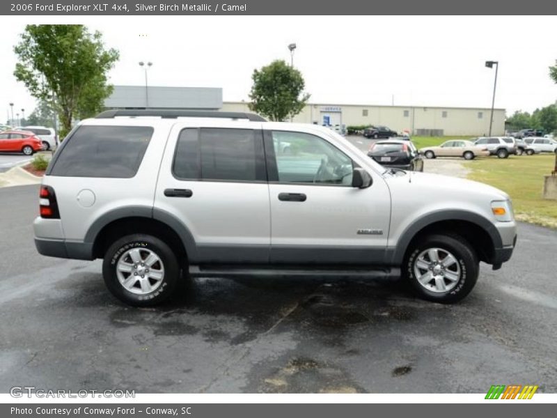Silver Birch Metallic / Camel 2006 Ford Explorer XLT 4x4