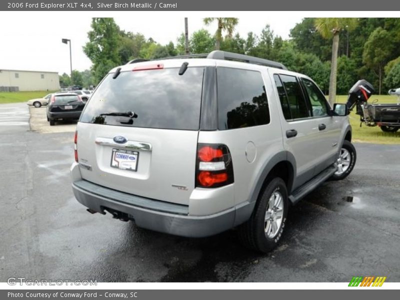 Silver Birch Metallic / Camel 2006 Ford Explorer XLT 4x4