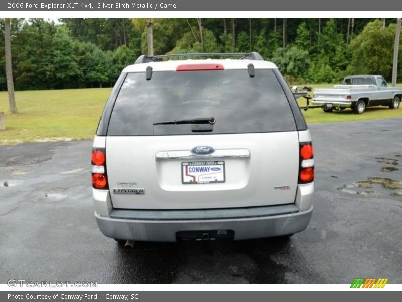 Silver Birch Metallic / Camel 2006 Ford Explorer XLT 4x4