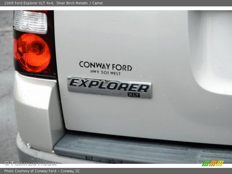 Silver Birch Metallic / Camel 2006 Ford Explorer XLT 4x4