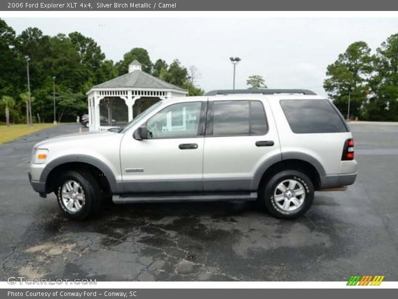 Silver Birch Metallic / Camel 2006 Ford Explorer XLT 4x4