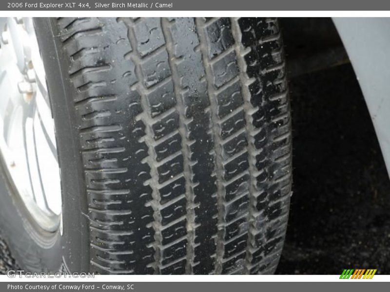 Silver Birch Metallic / Camel 2006 Ford Explorer XLT 4x4