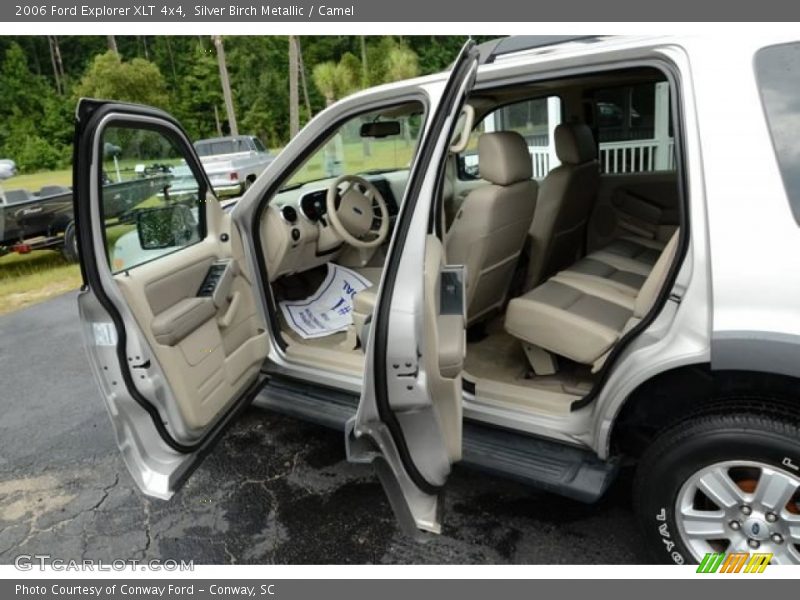 Silver Birch Metallic / Camel 2006 Ford Explorer XLT 4x4