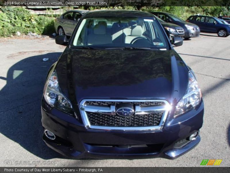 Deep Indigo Pearl / Ivory 2014 Subaru Legacy 2.5i Premium