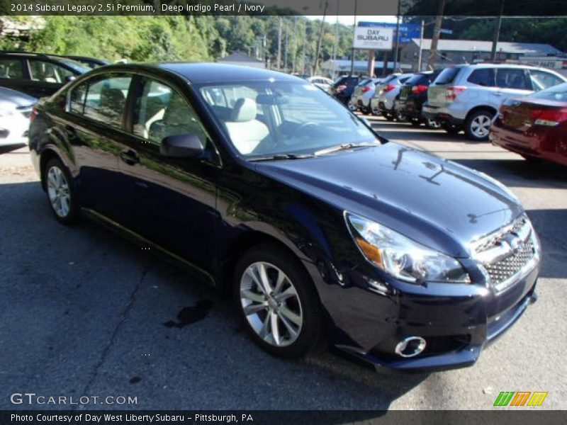 Deep Indigo Pearl / Ivory 2014 Subaru Legacy 2.5i Premium