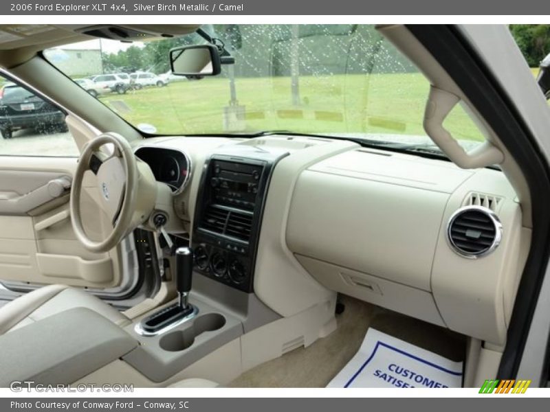 Silver Birch Metallic / Camel 2006 Ford Explorer XLT 4x4