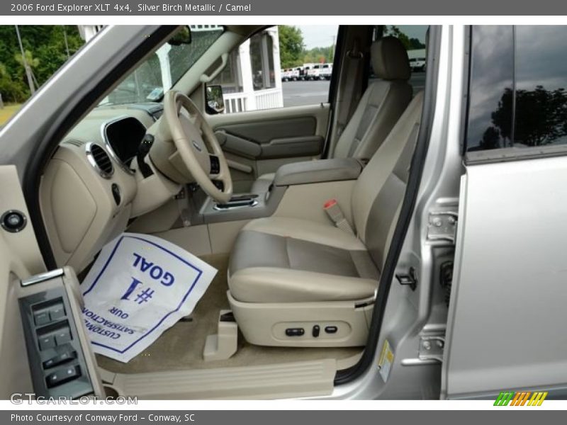Silver Birch Metallic / Camel 2006 Ford Explorer XLT 4x4