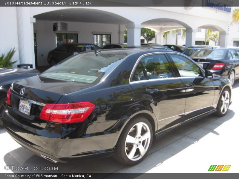 Black / Black 2010 Mercedes-Benz E 350 Sedan