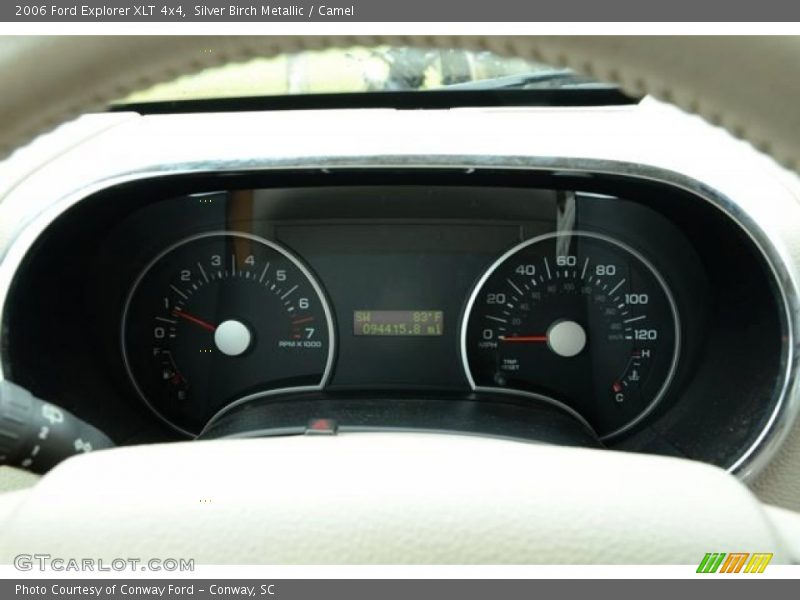 Silver Birch Metallic / Camel 2006 Ford Explorer XLT 4x4