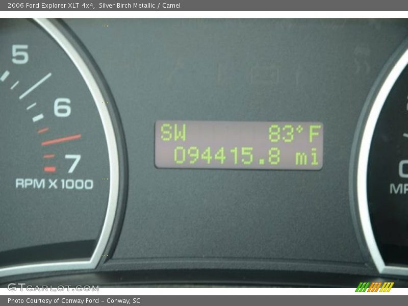 Silver Birch Metallic / Camel 2006 Ford Explorer XLT 4x4