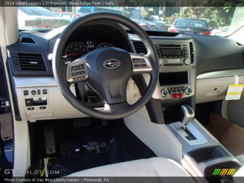Deep Indigo Pearl / Ivory 2014 Subaru Legacy 2.5i Premium