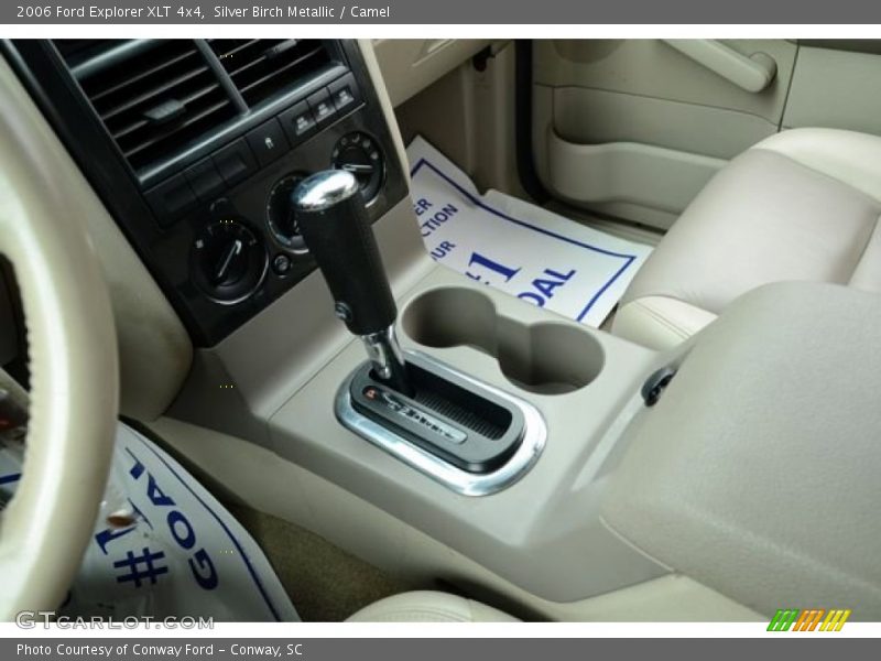 Silver Birch Metallic / Camel 2006 Ford Explorer XLT 4x4