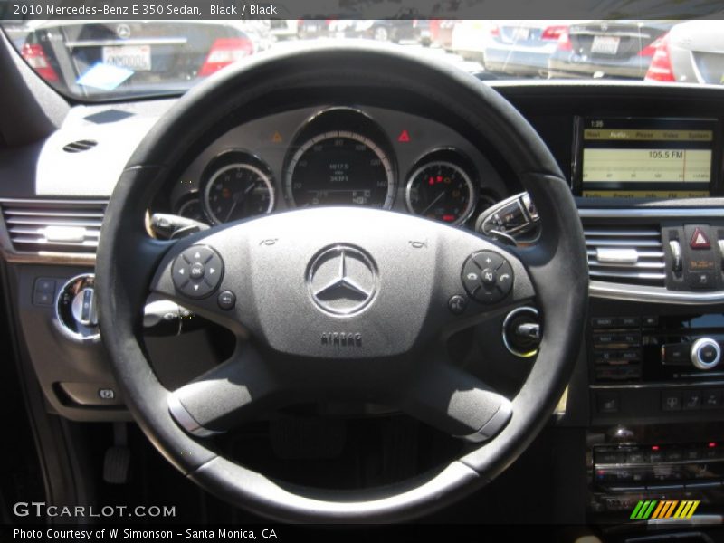 Black / Black 2010 Mercedes-Benz E 350 Sedan