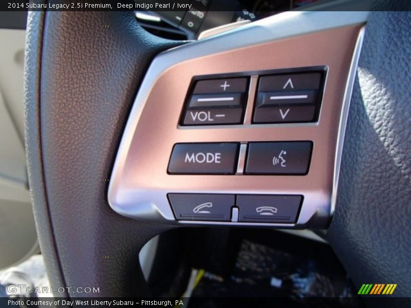 Deep Indigo Pearl / Ivory 2014 Subaru Legacy 2.5i Premium