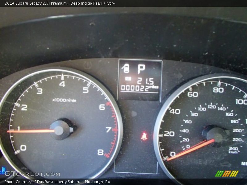 Deep Indigo Pearl / Ivory 2014 Subaru Legacy 2.5i Premium